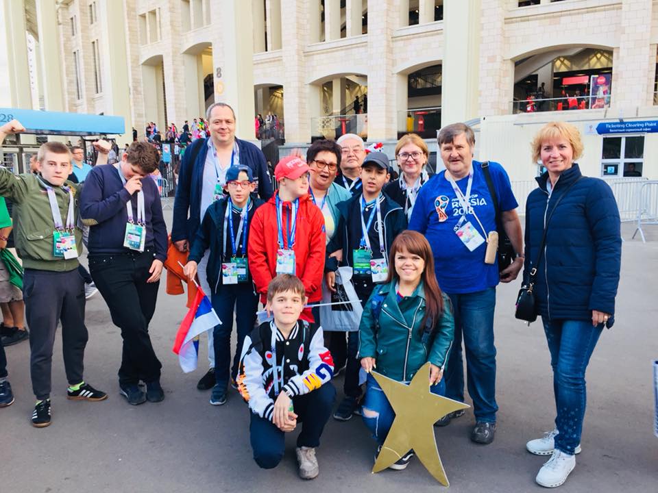 Участники спортивных проектов РООИ «Перспектива» посетили первый матч ЧМ-18 в «Лужниках»