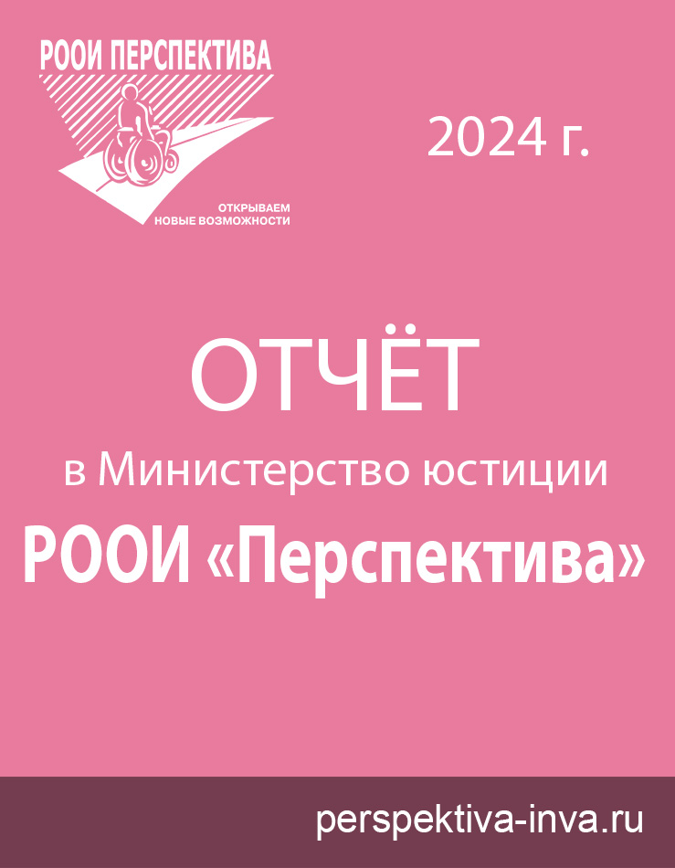 Отчёт РООИ «Перспектива» за 2024 г. в Министерство Юстиции