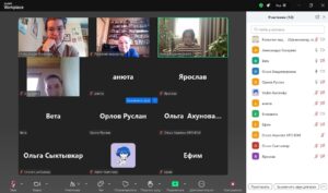 Скриншот занятия в Zoom 26 июня 2025 (онлайн-курс для подростков с инвалидностью «Лидер – кто он?»)